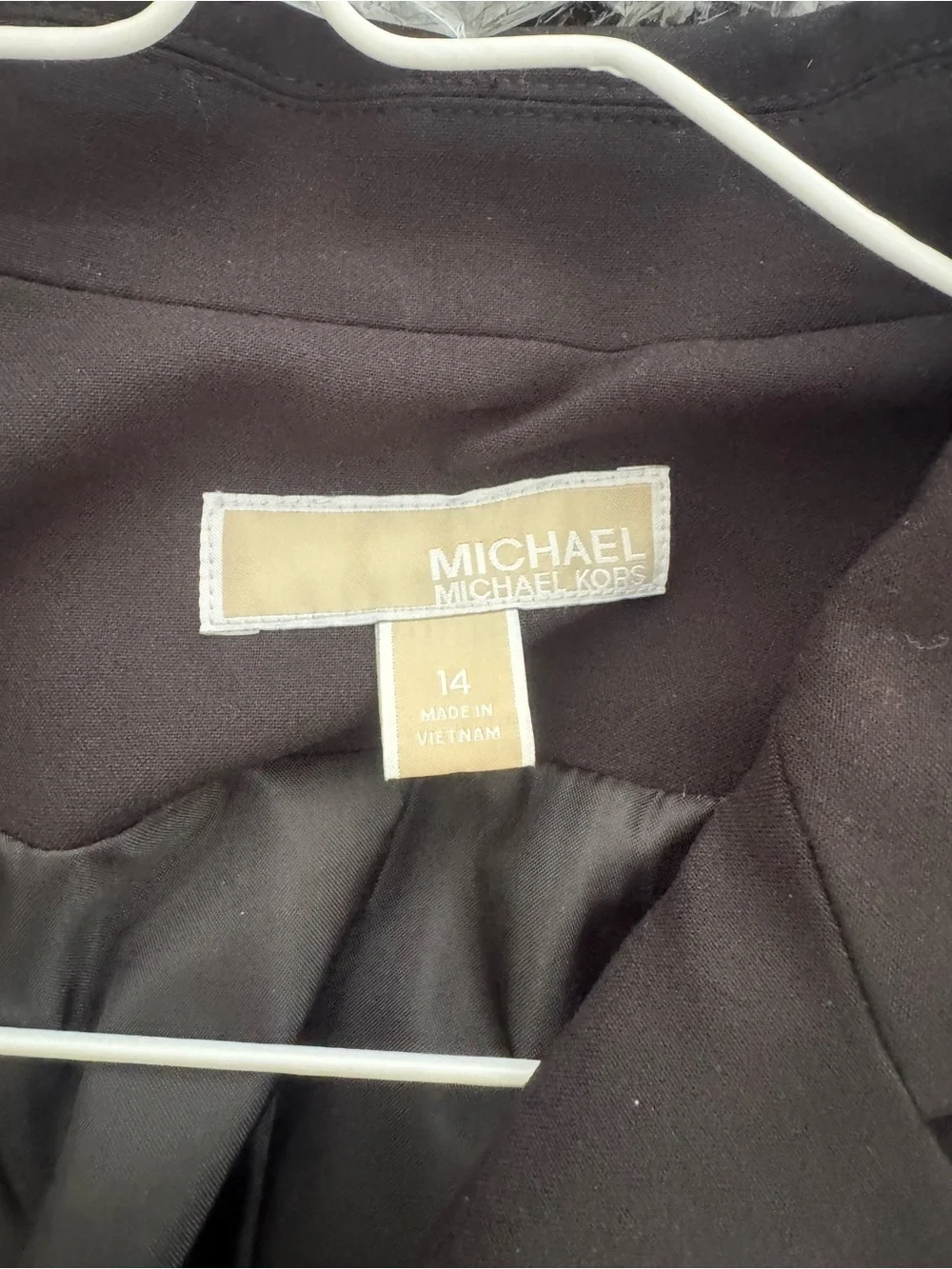 Michael Kors Black Single-Button Blazer